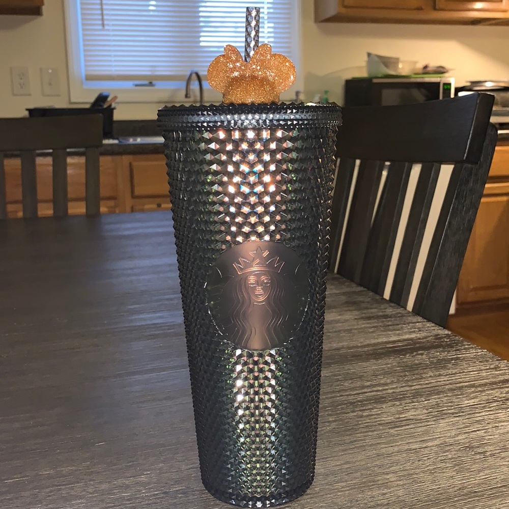 Starbucks dark unicorn studded tumbler